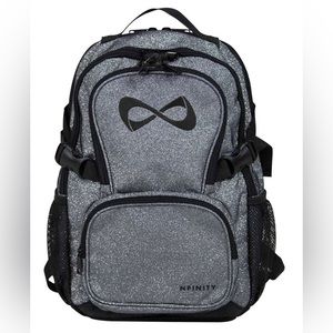 Nfinity Silver Sparkle Backpack